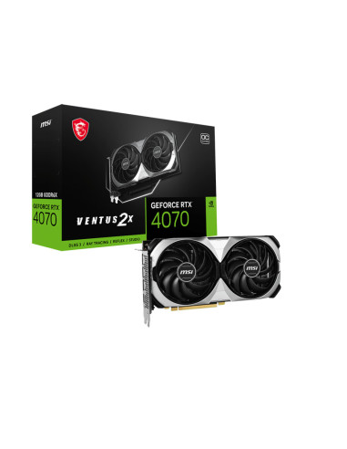 RTX4070 VENT 2X OC,PLACI VIDEO MSI GeForce RTX 4070 12GB VENTUS 2X OC "RTX4070 VENT 2X OC"