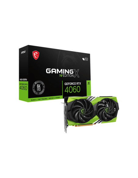 GEFORCE RTX 4060 GAMING X NV EDITION 8G,Placa video MSI GeForce RTX 4060 GAMING X NV EDITION 8GB DDR6 128-bit PCI Express Gen 4 