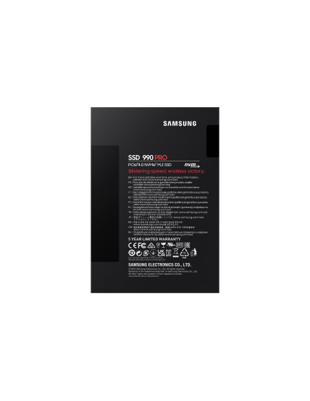 MZ-V9P4T0BW,SSD Samsung 4TB 990 PRO PCIe M.2 NVMe "MZ-V9P4T0BW"