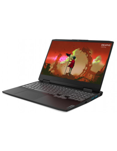 82SB00HYRM,Laptop Lenovo IdeaPad Gaming 3 15ARH7, AMD Ryzen 5 6600H, 15.6inch, RAM 8GB, SSD 512GB, Onyx Grey