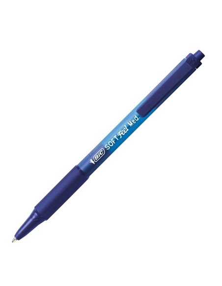 Pix Bic Soft Feel Clic Grip, albastru