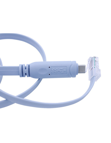 SPC-Type-C/RJ45-02,ADAPTOR RETEA USB SPACER adaptor, USB 3.1 Type-C (T) la RJ45 (T), flat, 1.8m, 10/100/1000 Mbit/s, Grey, "SPC-