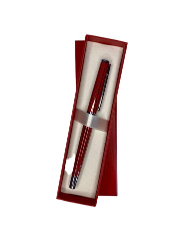 ST115R,Stilou DACO metalic st115r, Penita F, Rosu