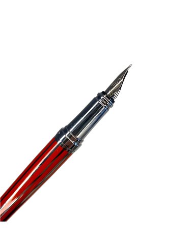 ST115R,Stilou DACO metalic st115r, Penita F, Rosu