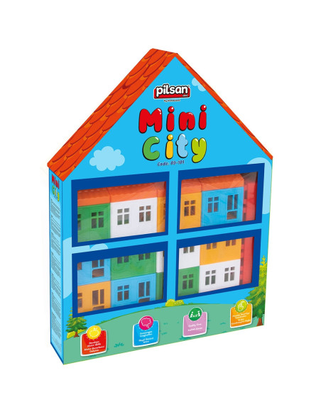 PL-03-101,Set constructie Pilsan Mini City 40 piese