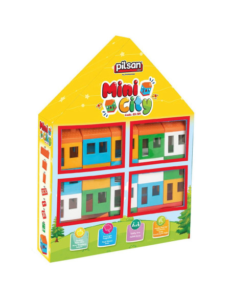 PL-03-101,Set constructie Pilsan Mini City 40 piese