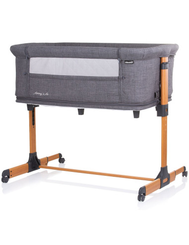 KOSMM0231GT,Patut Co-Sleeper si Tarc Chipolino Mommy 'n Me graphite wood