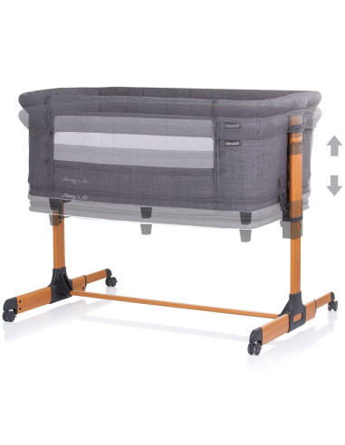 KOSMM0231GT,Patut Co-Sleeper si Tarc Chipolino Mommy 'n Me graphite wood