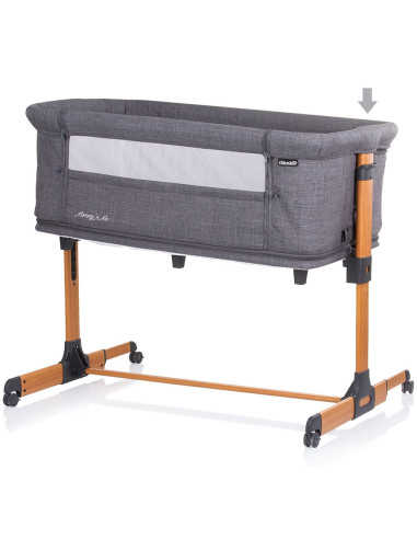 KOSMM0231GT,Patut Co-Sleeper si Tarc Chipolino Mommy 'n Me graphite wood