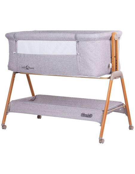 KOSSD0231GY,Patut Co-Sleeper Chipolino Sweet Dreams grey wood