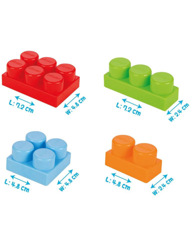 PL-03-580-RE,Set constructie Pilsan Master Blocks 168 piese rosu