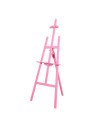 CRDSEV3_150ROZ,Sevalet pictura, 150 cm, lemn de pin, inaltime reglabila, culoare roz