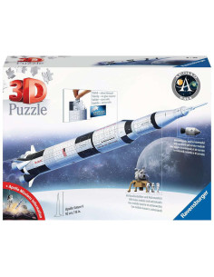 RVS3D11545,Ravensburger - Puzzle 3d Apollo Saturn V 440 Piese 2