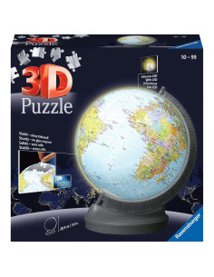 RVS3D11549,Ravensburger - Puzzle 3d Cu Led Globul Pamantesc 540 Piese 2