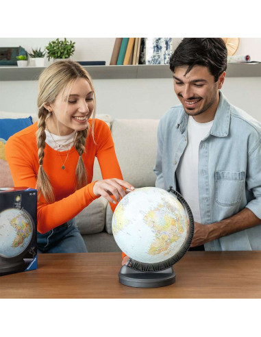 RVS3D11549,Ravensburger - Puzzle 3d Cu Led Globul Pamantesc 540 Piese