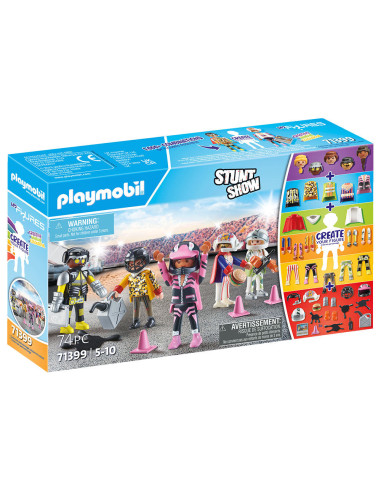 PM71399,Playmobil - Creeaza Propria Figurina Stunt Show