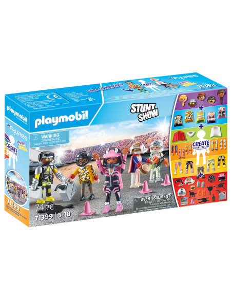 PM71399,Playmobil - Creeaza Propria Figurina Stunt Show