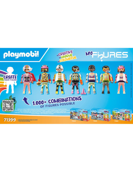 PM71399,Playmobil - Creeaza Propria Figurina Stunt Show