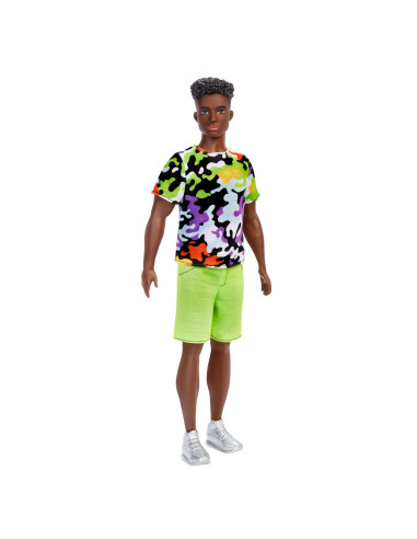 MTDWK44_HBV23,Papusa Baiat Fashionistas Cu Tinuta Verde