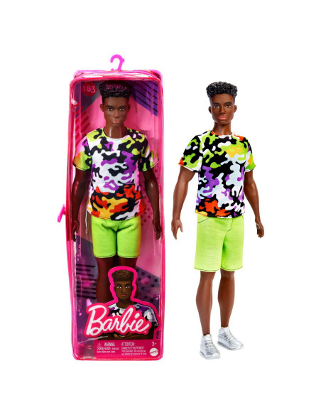 MTDWK44_HBV23,Papusa Baiat Fashionistas Cu Tinuta Verde