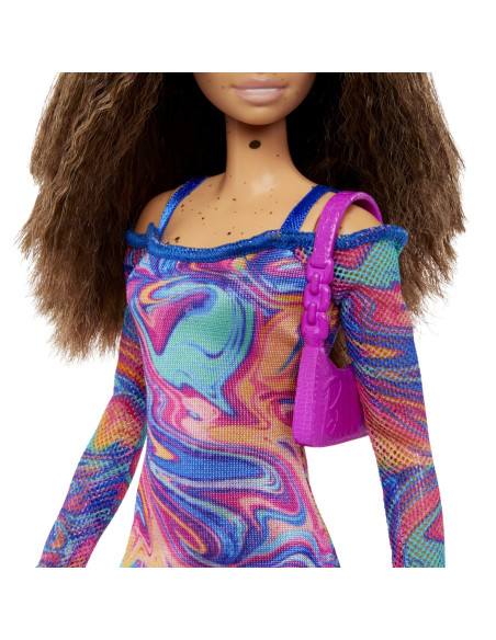 MTFBR37_HJT03,Papusa Barbie Fashionista Satena Cu Pistrui