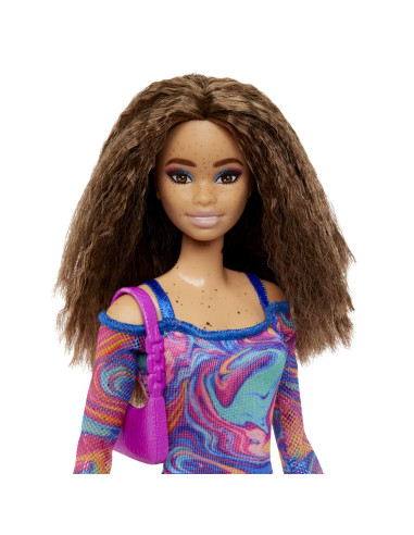 MTFBR37_HJT03,Papusa Barbie Fashionista Satena Cu Pistrui