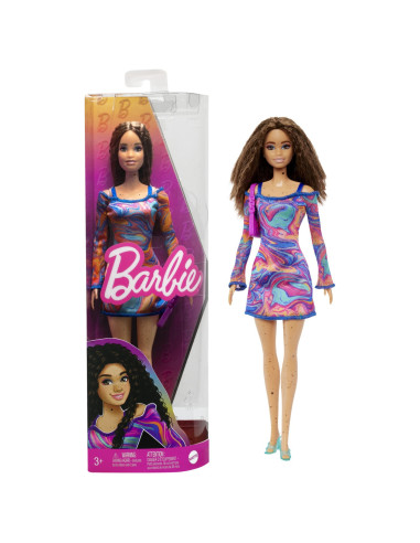 MTFBR37_HJT03,Papusa Barbie Fashionista Satena Cu Pistrui