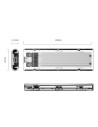 TCM2-C3-BK,Rack SSD Orico TCM2-C3 USB 3.1 NVMe M.2 transparent