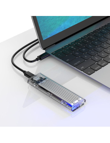 TCM2-C3-BK,Rack SSD Orico TCM2-C3 USB 3.1 NVMe M.2 transparent