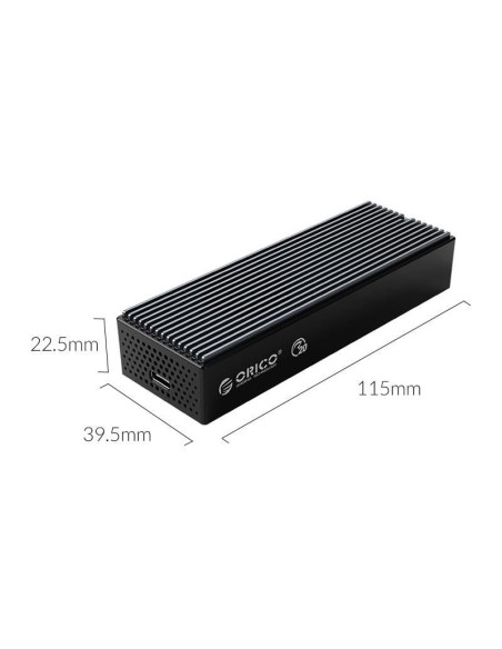 M2PVC3-G20-BK,Rack SSD Orico M2PVC3-G20 USB3.2 GEN2x2 NVMe M.2 negru
