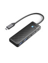 PAPW2AC-C3-015-BK,HUB USB Orico PAPW2AC-C3 4 port-uri negru
