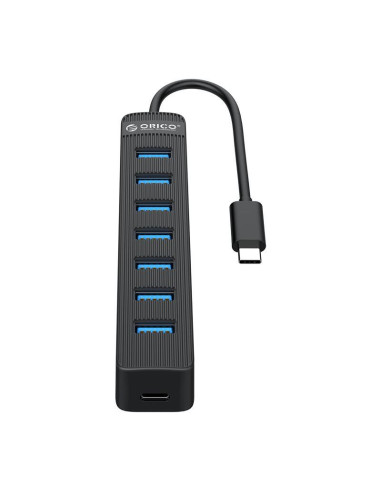 TWC3-7A-BK,HUB USB Orico TWC3-7A 7 port-uri USB 3.0 negru