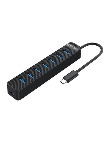 TWC3-7A-BK,HUB USB Orico TWC3-7A 7 port-uri USB 3.0 negru