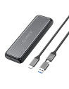 DDNV-C3-G2-BK,Rack SSD Orico DDNV-C3-G2 USB3.2 GEN2 dual protocol M.2 gri