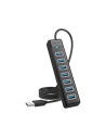 PW7U-U3-10-BK,HUB USB Orico PW7U-U3 7port-uri USB 3.0 100cm negru