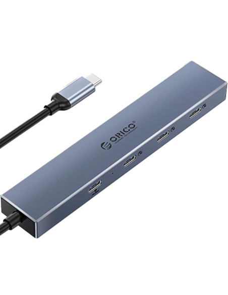 DHY-4C-GY,HUB USB Orico DHY-4C 4 port-uri USB 3.2 Gen 2 gri