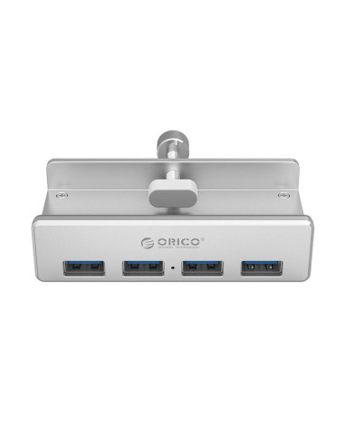 MH4PU-P-SV,HUB USB Orico USB3.0 MH4PU-P cu prindere pentru birou