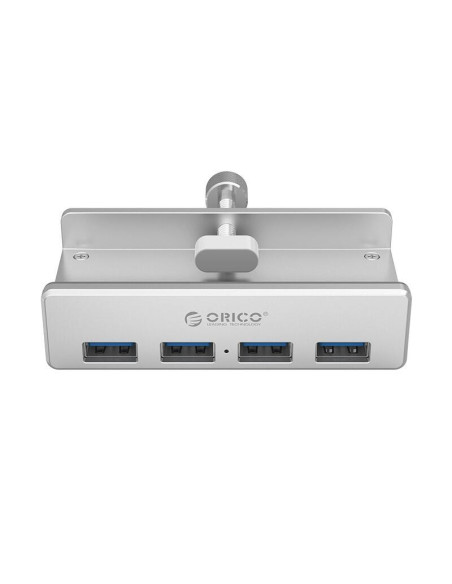 MH4PU-P-SV,HUB USB Orico USB3.0 MH4PU-P cu prindere pentru birou