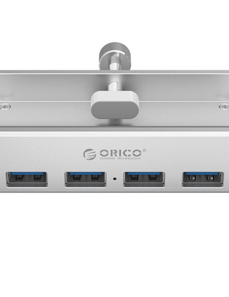 MH4PU-P-SV,HUB USB Orico USB3.0 MH4PU-P cu prindere pentru birou