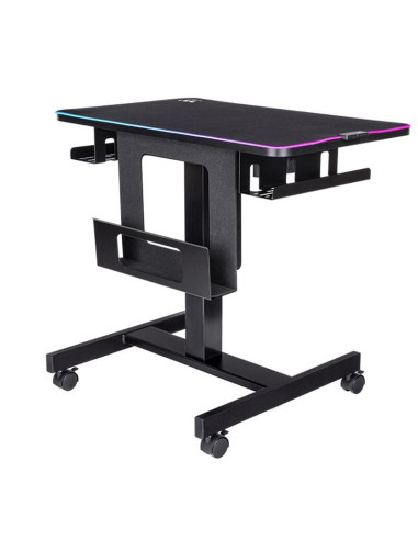 GGD-CDW-BKEIRW-01,Birou gaming reglabil electric pe inaltime Thermaltake CycleDesk 100 negru iluminare RGB