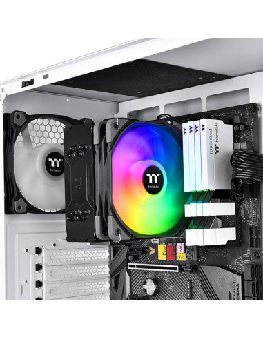 CL-P105-AL12SW-A,Cooler procesor Thermaltake UX200 SE negru iluminare aRGB