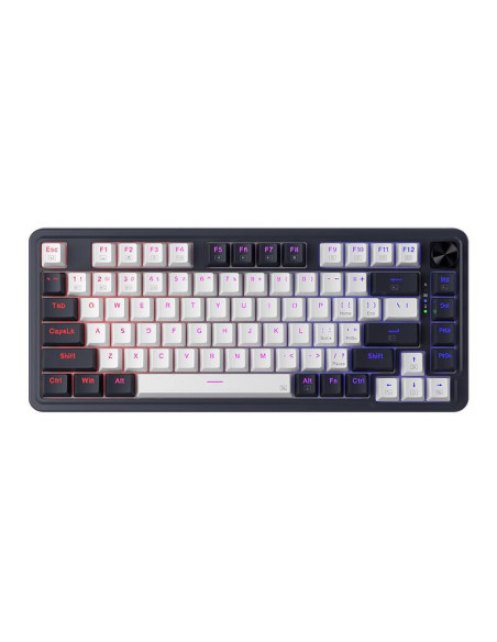 K673WB-RGB-PRO,Tastatura Redragon Ucal Pro, RGB LED, USB/USB Wireless/Bluetooth, Negru cu alb