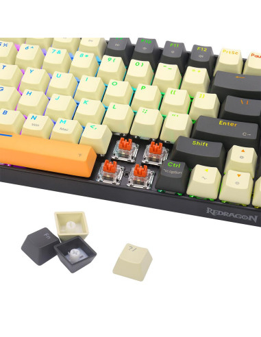 K629CGO-PRO-M,Tastatura Redragon Phantom, RGB LED, USB/USB Wireless/Bluetooth