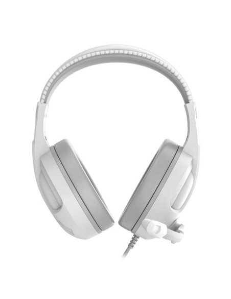 H211W-RGB,Casti cu microfon Redragon Cronus, RGB LED, 3.5mm jack/USB, Albe