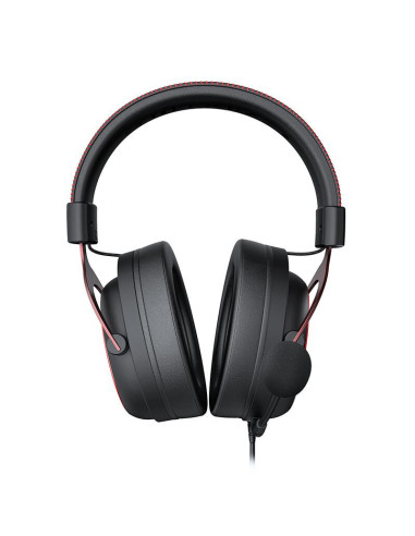 H540,Casti cu microfon Redragon Luna, 3.5mm jack, negre cu rosu