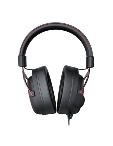 H540,Casti cu microfon Redragon Luna, 3.5mm jack, negre cu rosu