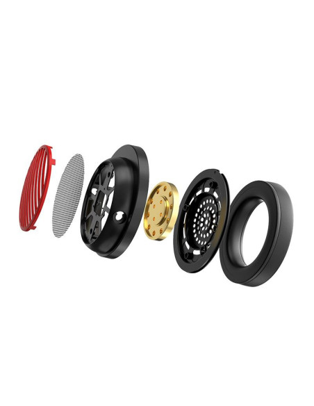 H540,Casti cu microfon Redragon Luna, 3.5mm jack, negre cu rosu