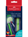 FC125092,Glitter glow in the dark set 2x12 ml faber-castell