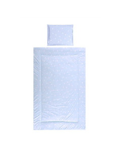 10420016002,Set lenjerie pat 3 piese, bumbac ranforce, Cosy, Train Blue 2