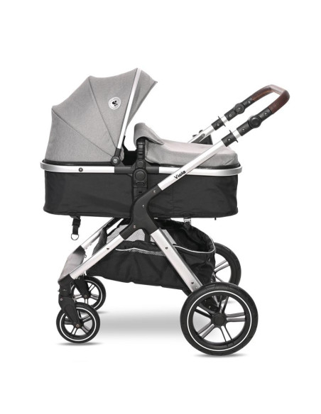 10021812302,Carucior transformabil, Viola, pana la 22 kg, Opaline Grey